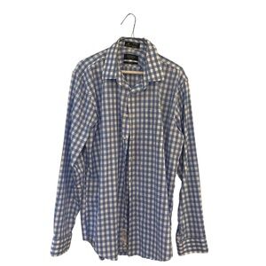 Nordstrom Men’s Button Down Long Sleeve Shirt Trim Fit Neck 16.5/36-37